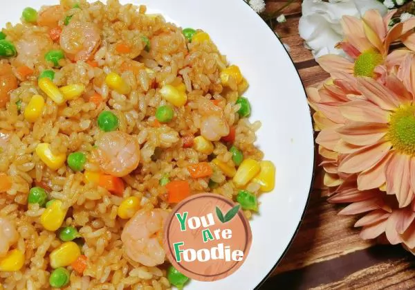 Stir-Fried Rice with Shrimp