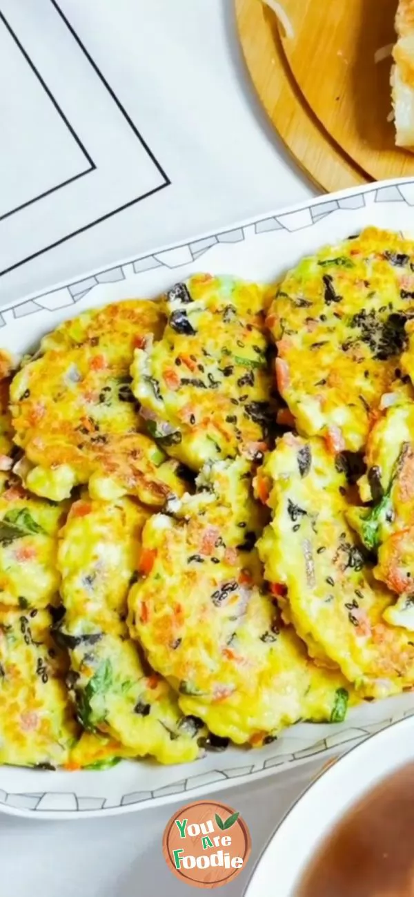 Bean-curd,-vegetable-and-egg-cake