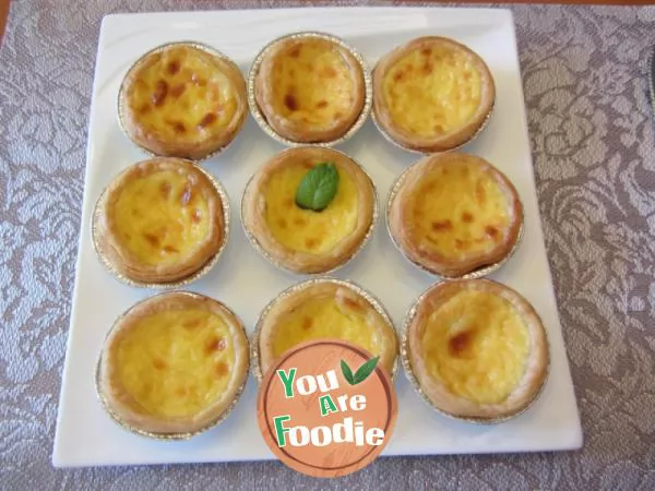 Portuguese egg tart is easy to make