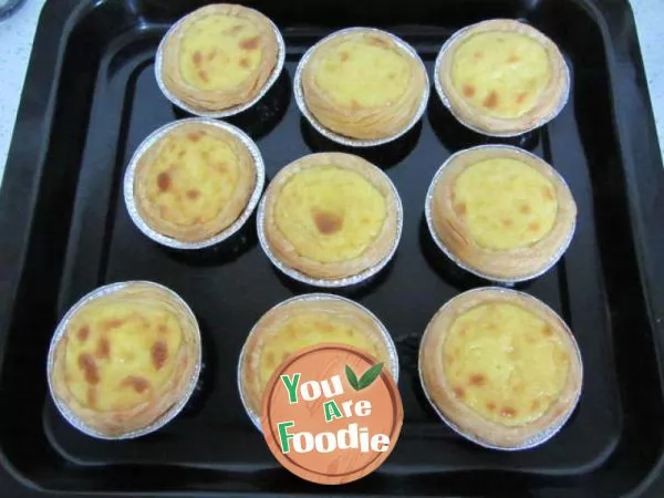 Portuguese egg tart is easy to make