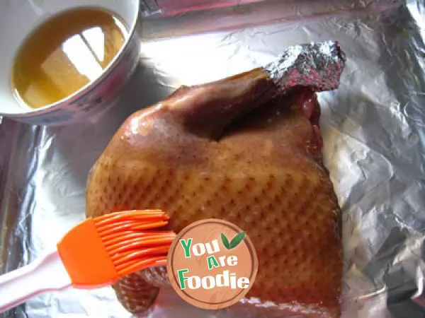 Sweet skin roast duck