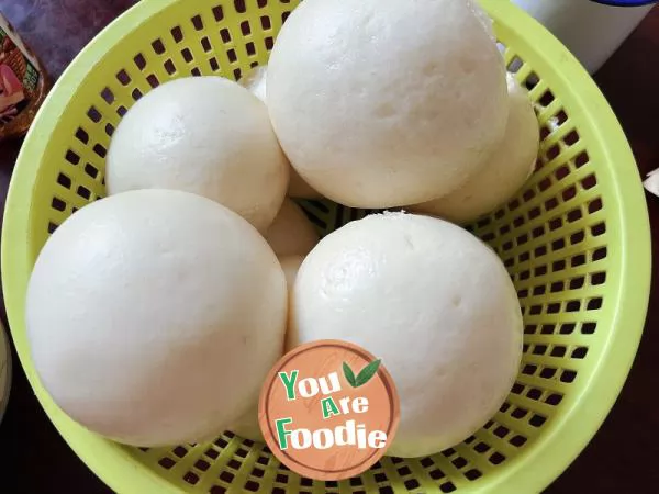 Handmade steamed bread