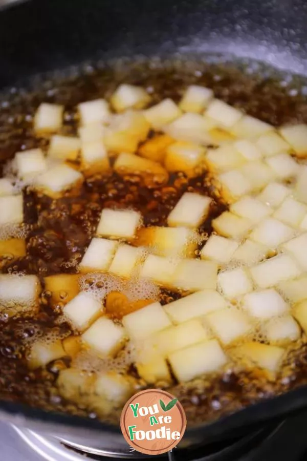 Stewed rice with cuttlefish and white gourd