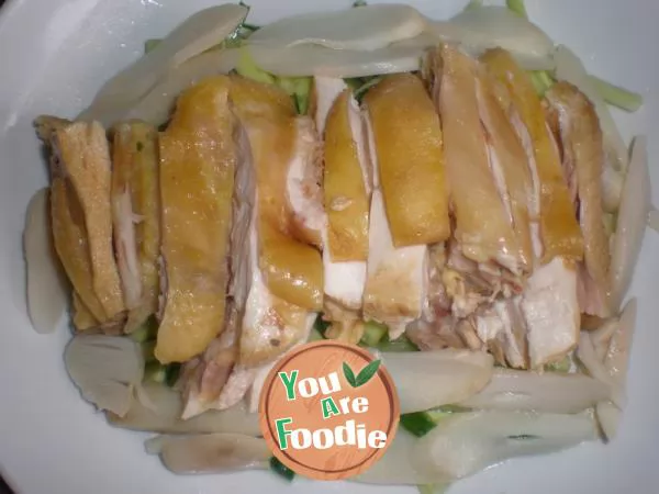 Steamed Chicken with Chili Sauce