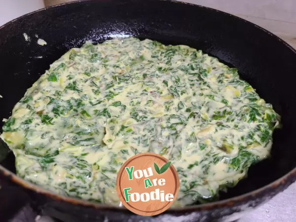 Dihuang Leaf Egg Pancake