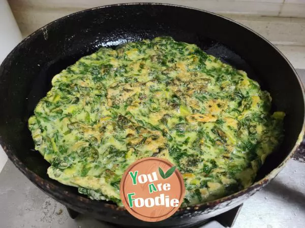 Dihuang Leaf Egg Pancake