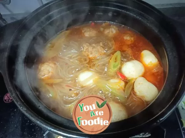 Stewed Pork Balls with Vermicelli