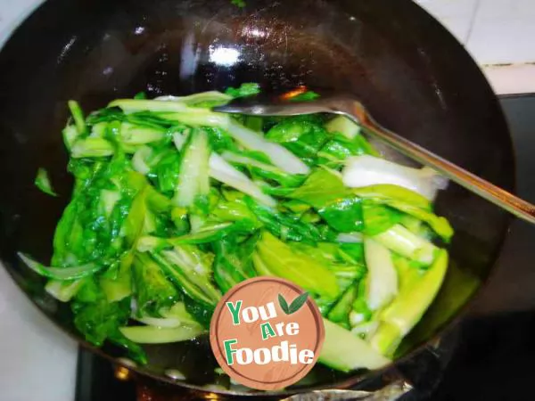 Stir fried cabbage moss