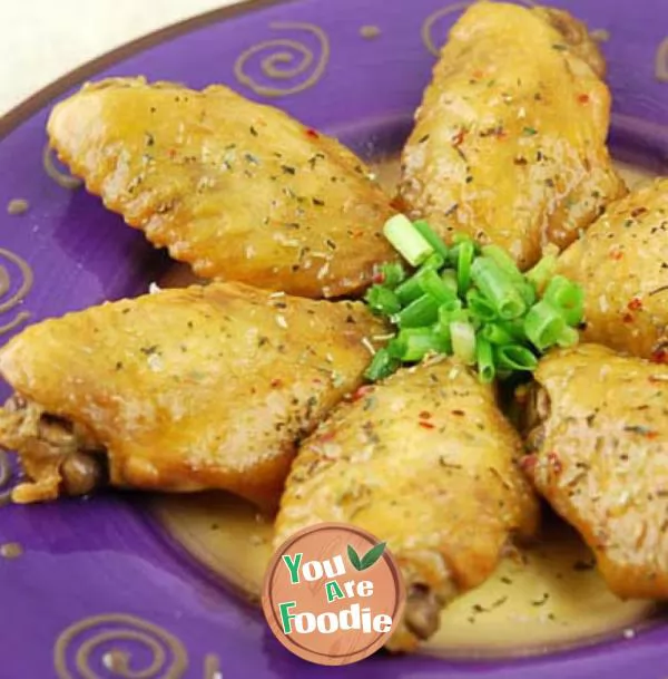 Flower-carved-chicken-wings-(chicken-wings-completed-in-ten-minutes)