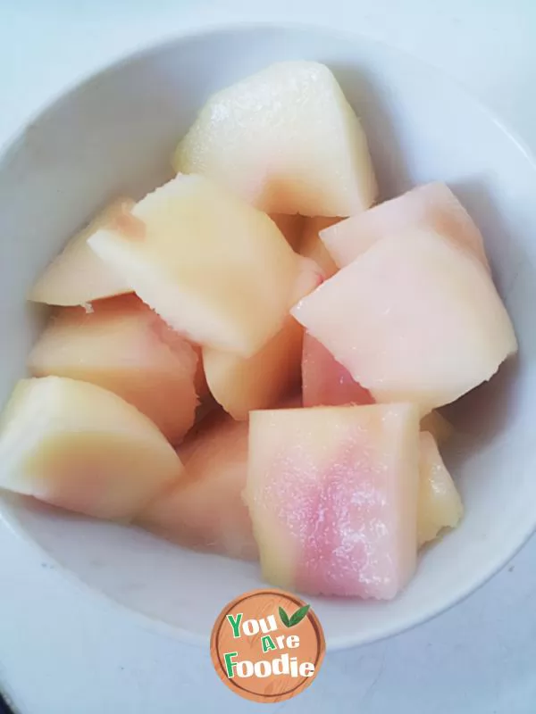 Sweet and thick - peach apple yogurt