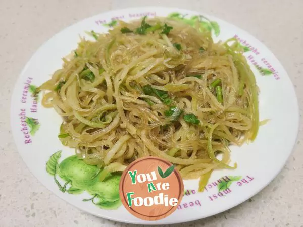 Fried vermicelli with shredded radish