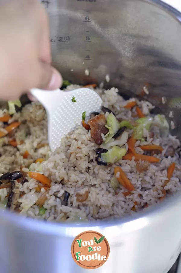 Rice with radish