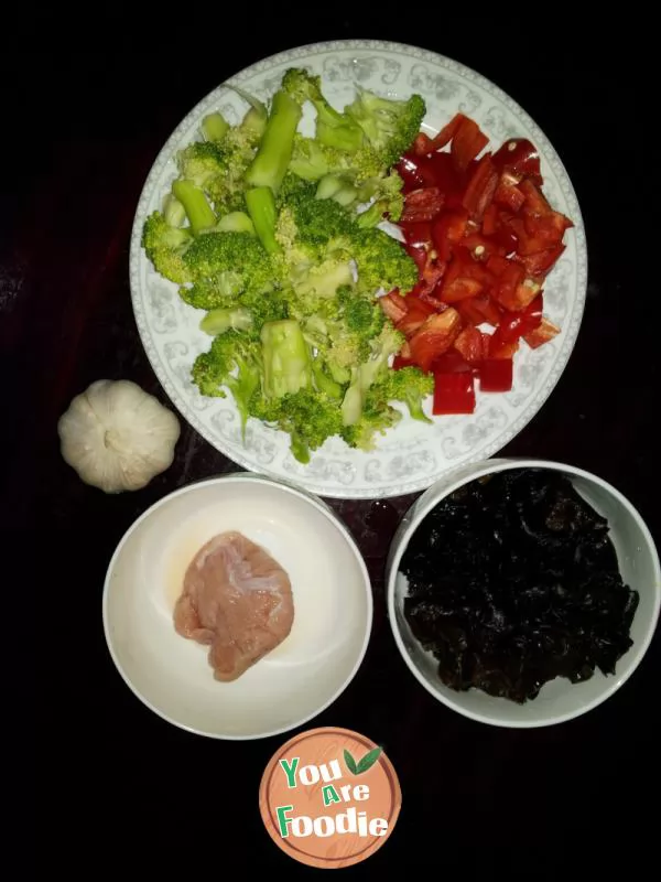 Stir fried pork with Broccoli