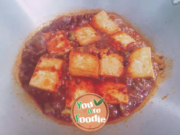 Braised Tofu with sauce