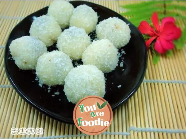 Snow glutinous rice dumplings