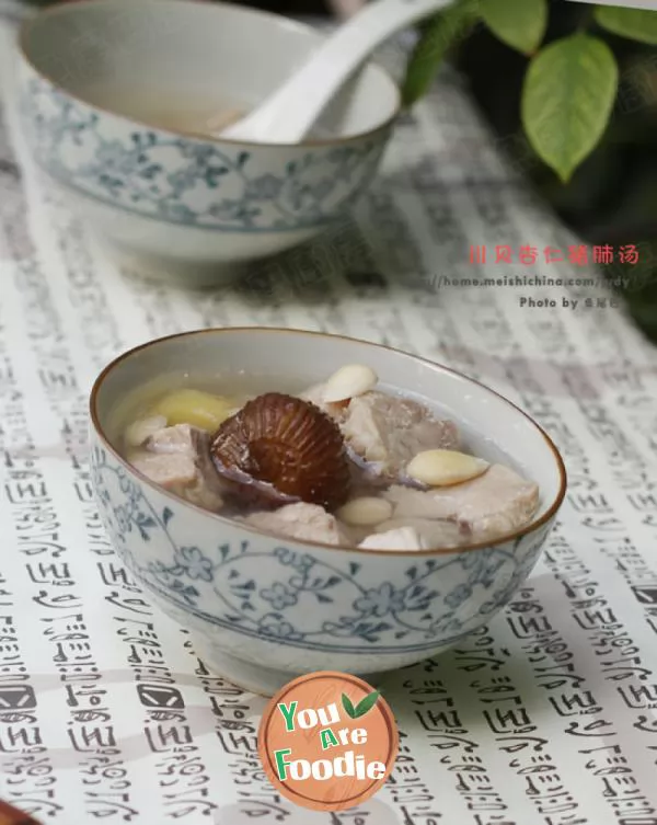 Moistening dryness and Supplementing Qi - Chuanbei almond and pig lung soup