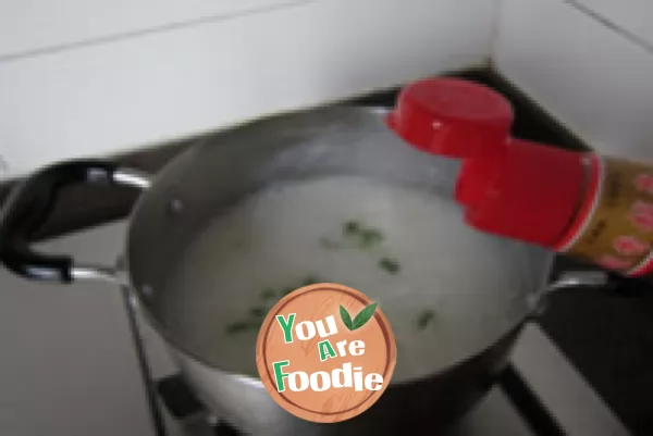 Boiled fish congee