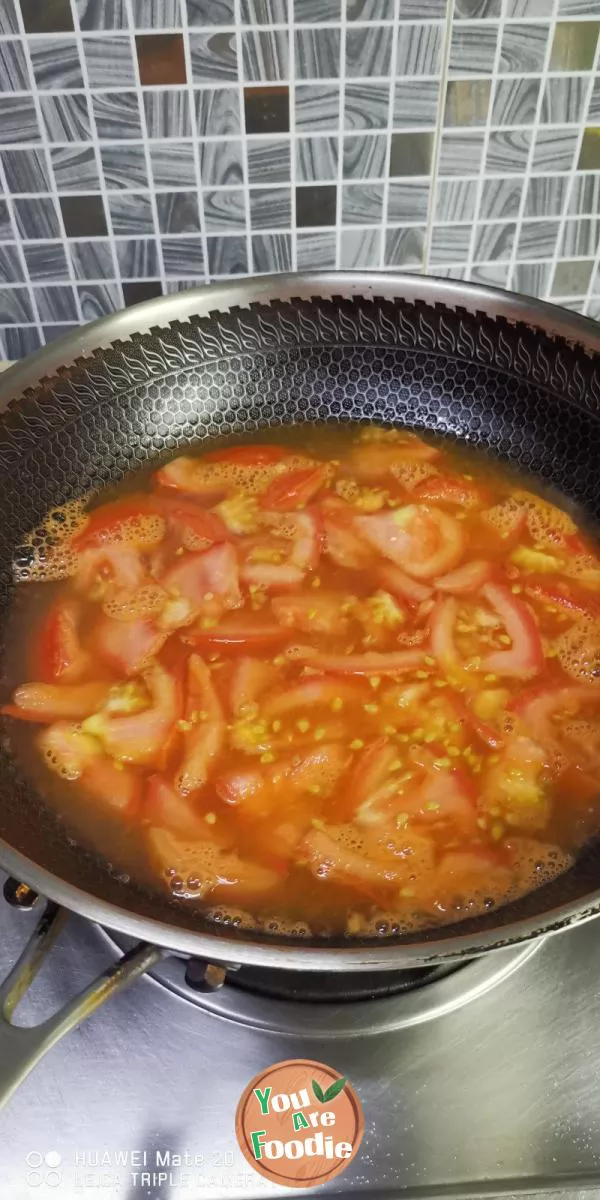 Tomato and egg noodles