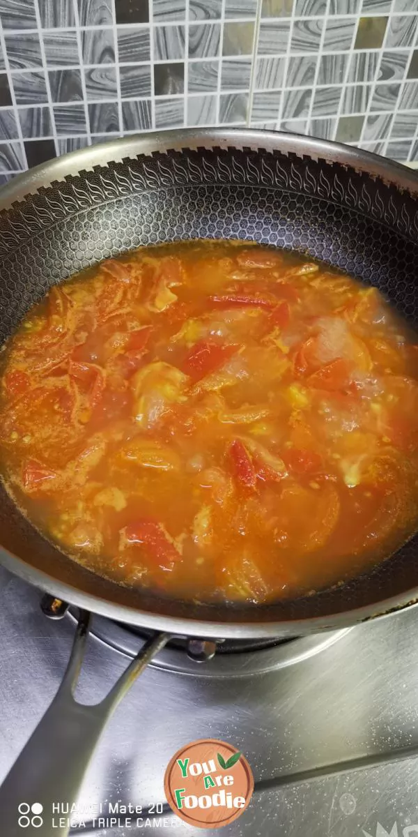 Tomato and egg noodles