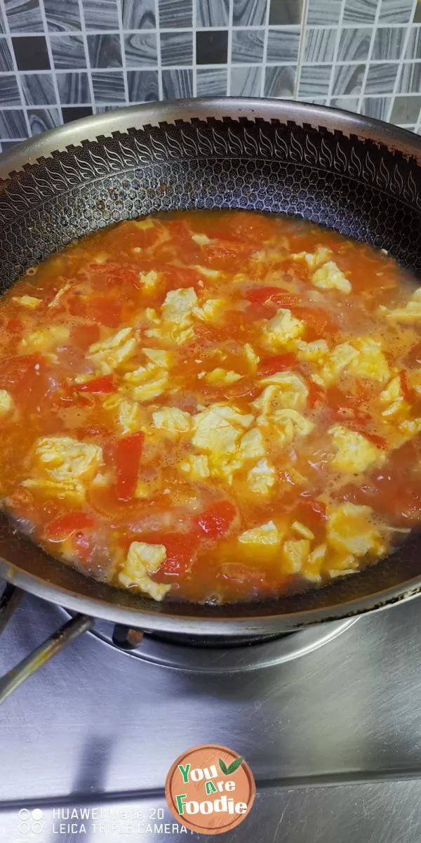 Tomato and egg noodles