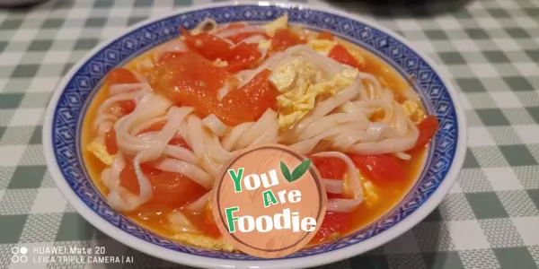 Tomato and egg noodles