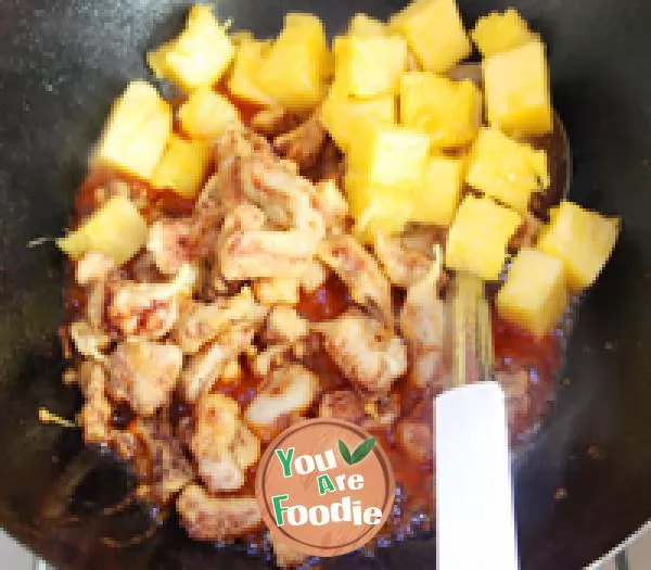 Pineapple meat