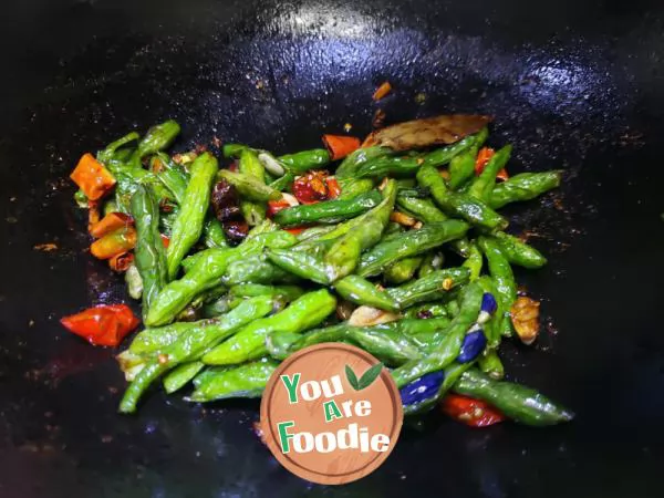 Stir fried beans