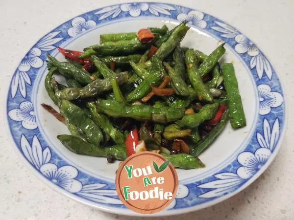 Stir fried beans