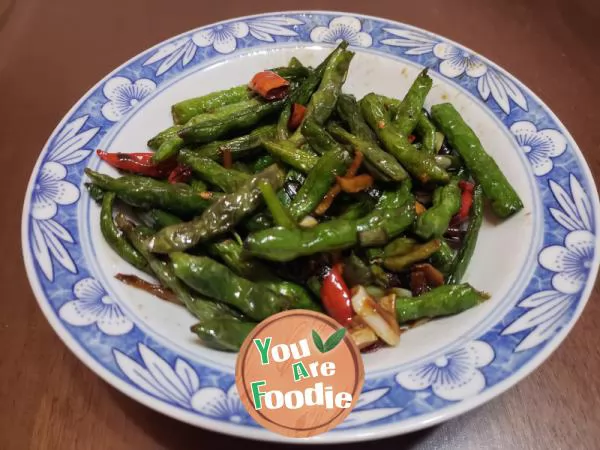 Stir fried beans