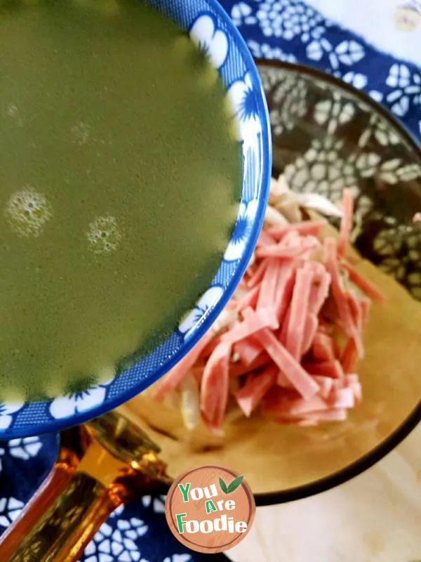 [Jiangsu] stewed vermicelli with chicken sauce (the third of the six bowls in hometown)