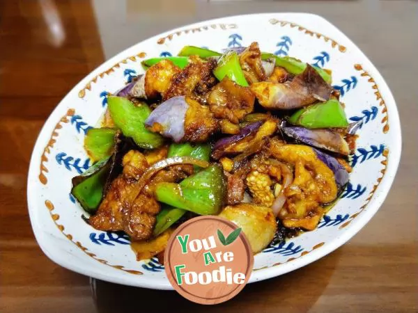 Braised-eggplant-with-pork