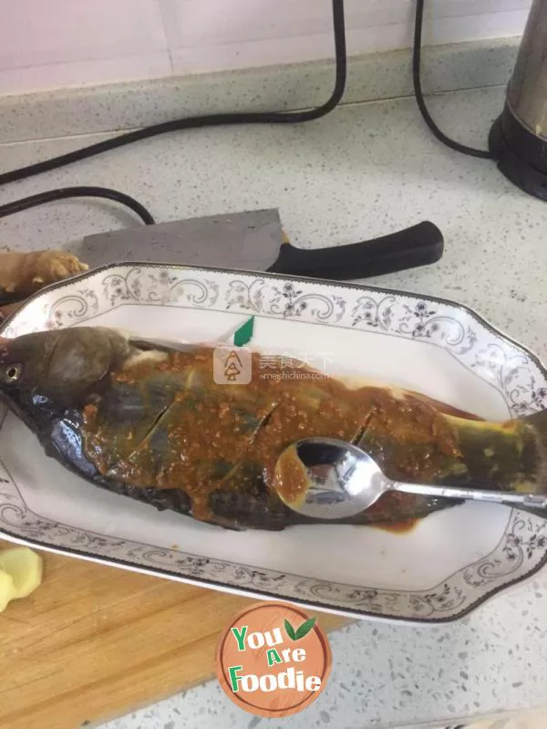 Stewed fish with beer