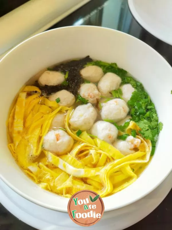 Shrimp and Egg Skin Soup