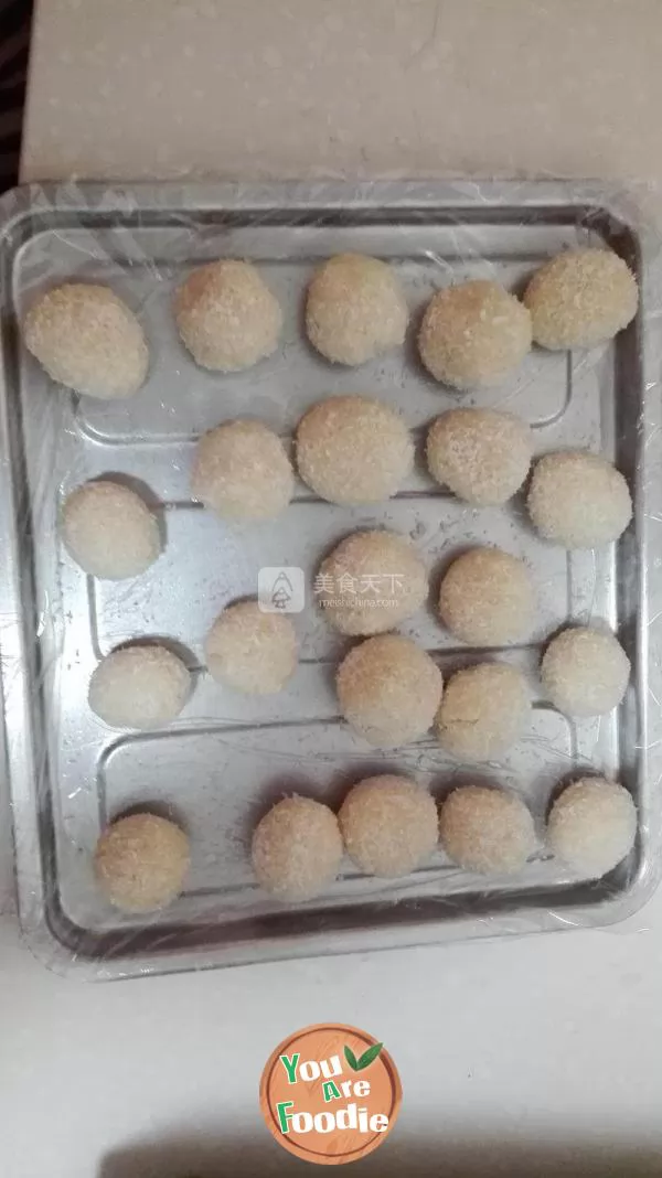 Protein coconut ball (simple version)