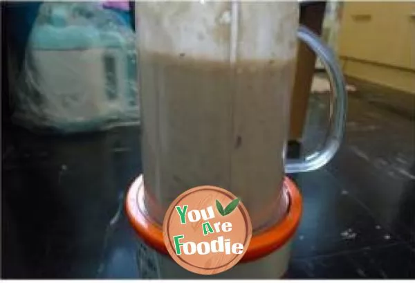 Creative dessert - Honey bean tofu milk shake