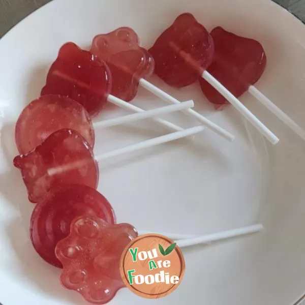 Self made lollipop