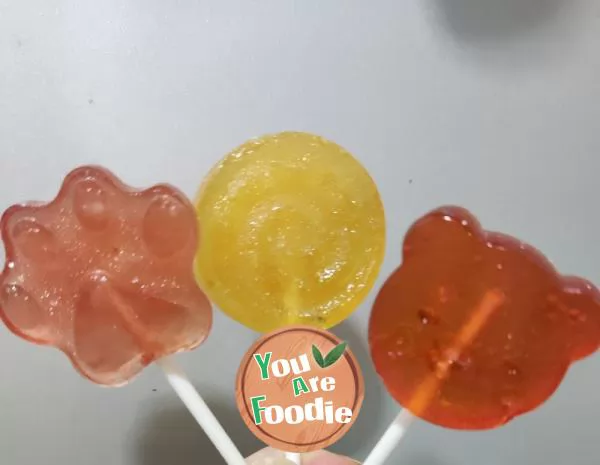 Self made lollipop