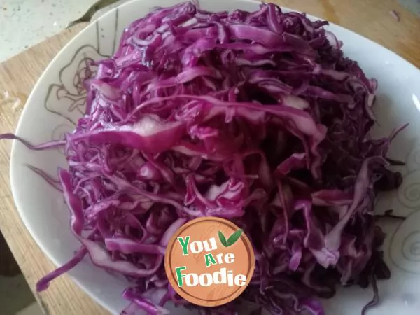 Mixed purple cabbage