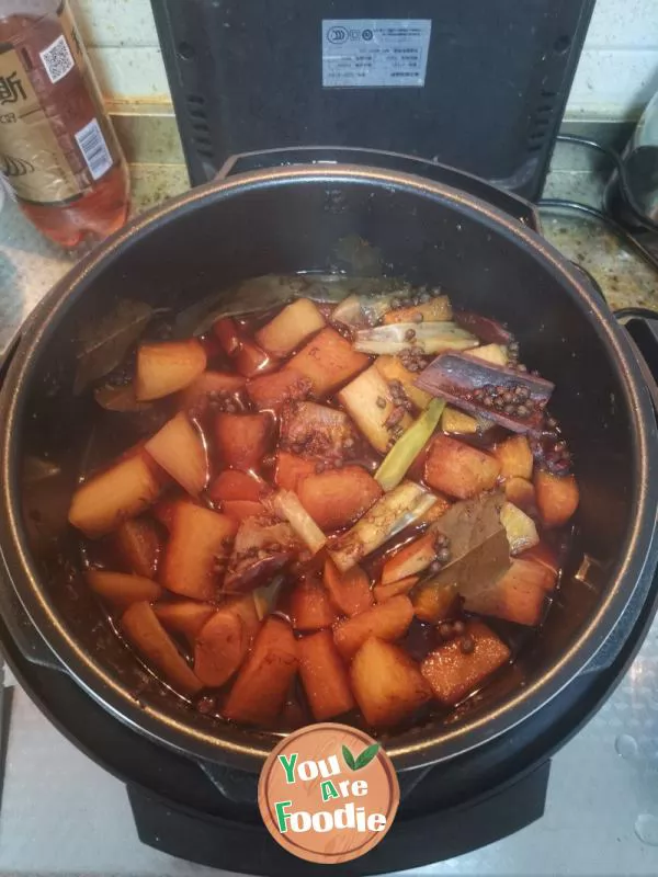 Stewed Pork with White Radish