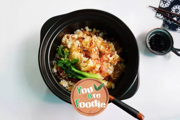 Steamed Rice with Dried Duck