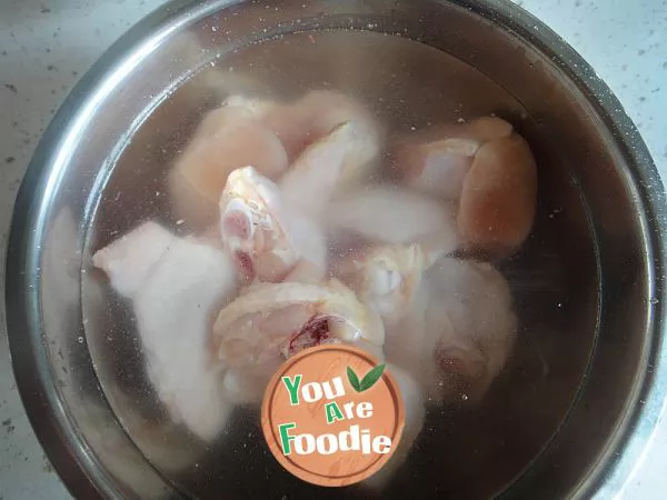 Chicken wings with Curry