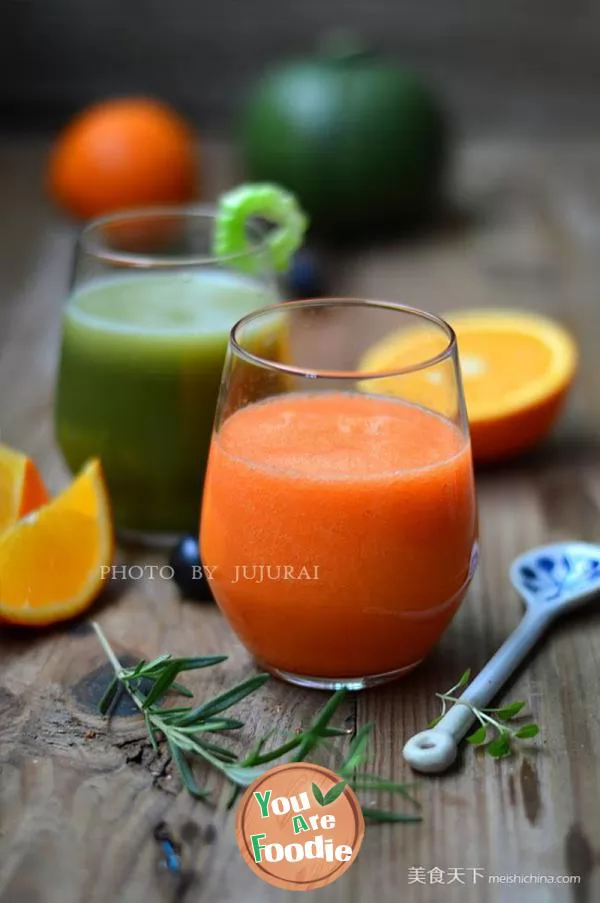 Healthy fruit and vegetable juice