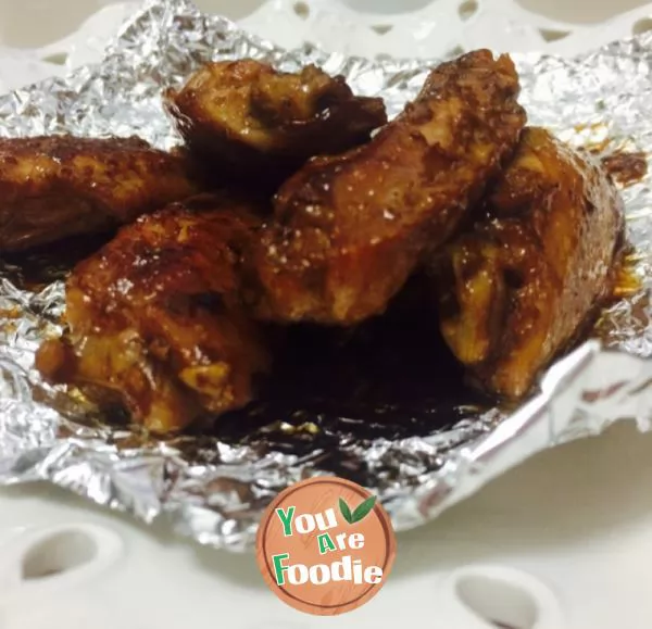 Chicken wings in soy sauce