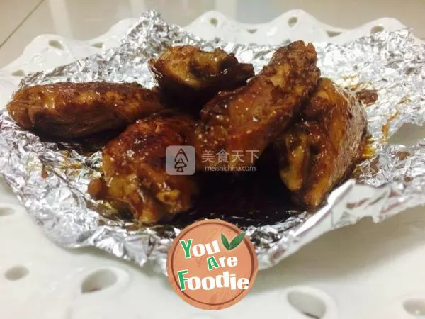 Chicken wings in soy sauce