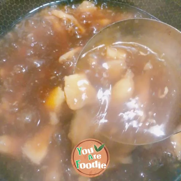 Fish fillet soup