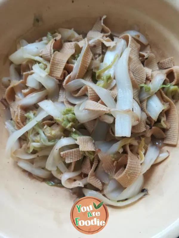 Fried-Tofu-Skin-with-Baby-Cabbage