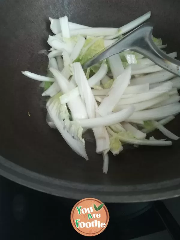 Fried Tofu Skin with Baby Cabbage