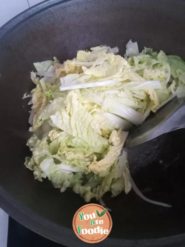 Fried Tofu Skin with Baby Cabbage