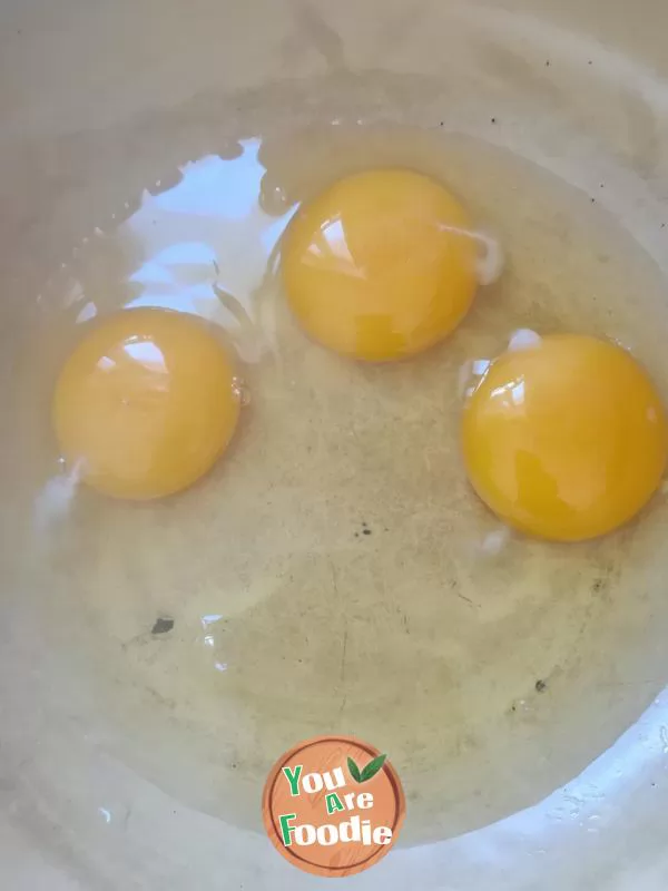 Chives, eggs, dumplings