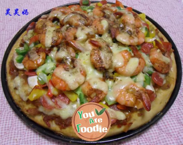 Prawn-Sausage-Pizza